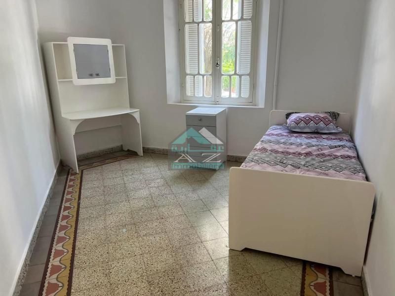 À Louer Courte durée – Grand S+3 Meublé (rez-de-chaussée) à Bizerte